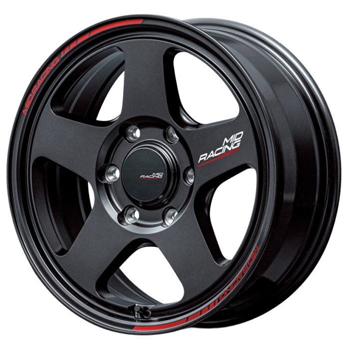 業販品 TOYO OBSERVE GIZ3 205/65R16 95Q MID RACING TR50 ターマックブラック 16インチ 6.5J+38 6H-139.7 冬用 4本