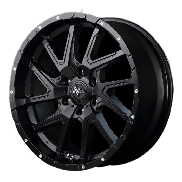 業販品 YOKOHAMA iceGUARD7 IG70 225/60R16 98Q NITRO POWER DERINGER BK/フランジピアスドリルド 16インチ 6.5J+38 6H-139.7 冬用 4本