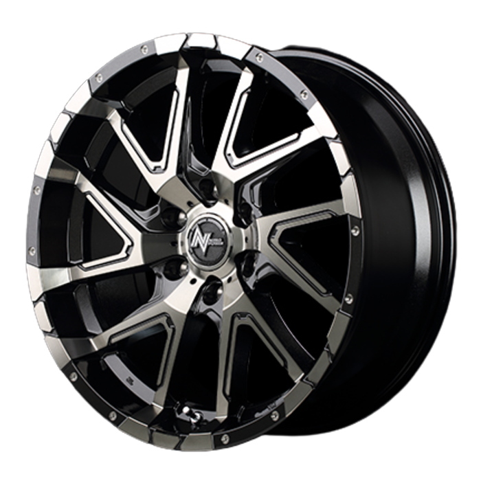 業販品 BRIDGESTONE BLIZZAK WZ-1 215/65R16 98Q NITRO POWER DERINGER ブラックPO/ブラッククリア 16インチ 6.5J+38 6H-139.7 冬用 4本