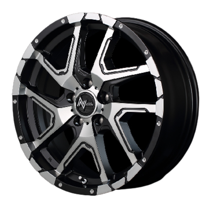 業販品 BRIDGESTONE BLIZZAK WZ-1 255/55R18 109Q XL NITRO POWER DERINGER BKPO/フランジピアス 18インチ 7J+42 5H-114.3 冬用 4本
