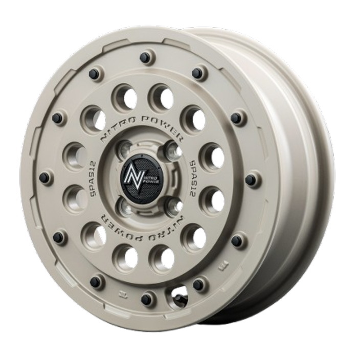 業販品 YOKOHAMA iceGUARD7 IG70 155/65R14 75Q NITRO POWER H12 SHOTGUN TE セミグロスサンドベージュ 14インチ 4.5J+45 4H-100 冬用 4本