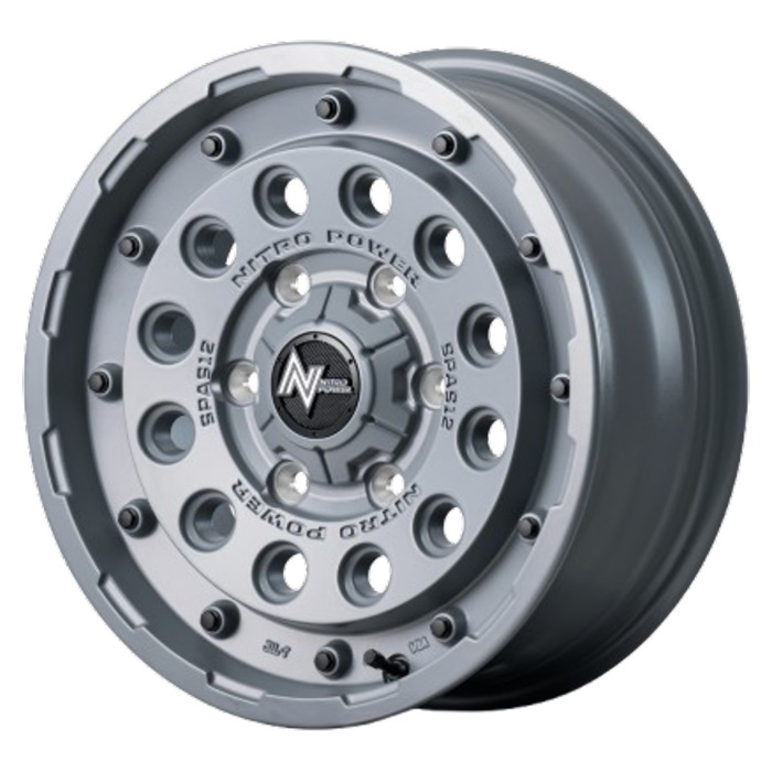 業販品 TOYO DELVEX M935 205/75R16 113/111N NITRO POWER H12 SHOTGUN TE セミグロスコンクリート 16インチ 5.5J+20 5H-139.7 冬用 4本