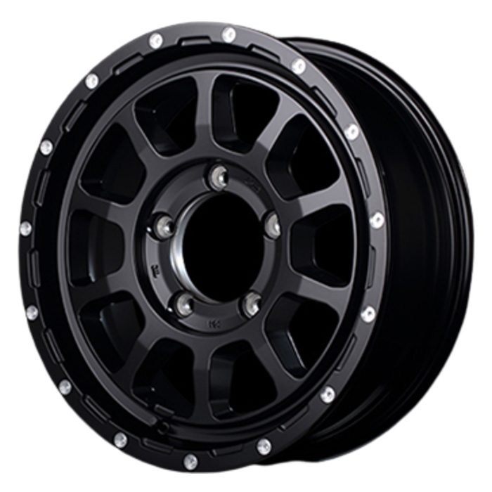 業販品 BRIDGESTONE BLIZZAK W989 195/85R16 114/112N NITRO POWER M10 PERSHING ブラック/マシニング 16インチ 6J-5 5H-139.7 冬用 4本