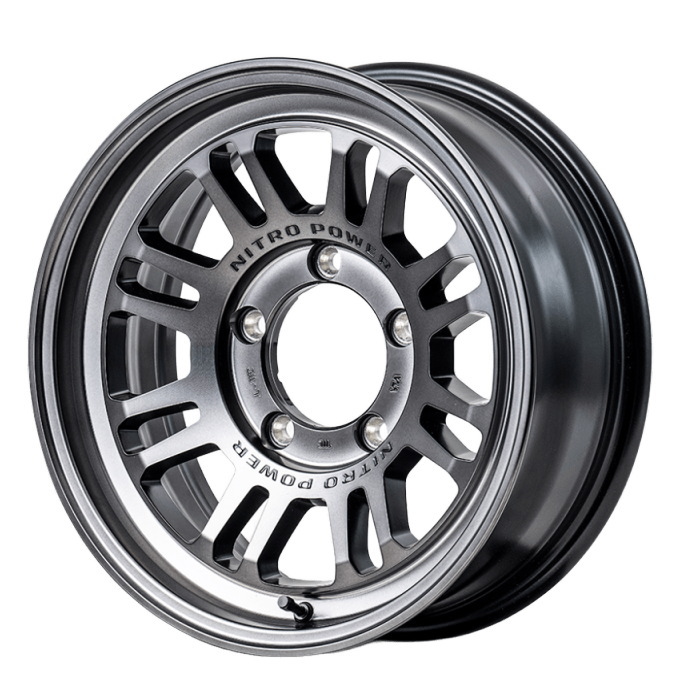 業販品 BRIDGESTONE BLIZZAK W989 195/85R16 114/112N NITRO POWER M16 ASSAULT スティールクリア 16インチ 6J-5 5H-139.7 冬用 4本