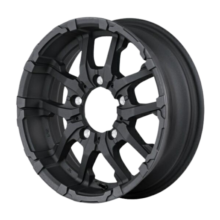 業販品 BRIDGESTONE BLIZZAK W989 195/85R16 114/112N NITRO POWER M26 CROSSFANG ブラストブラック 16インチ 5.5J+20 5H-139.7 冬用 4本