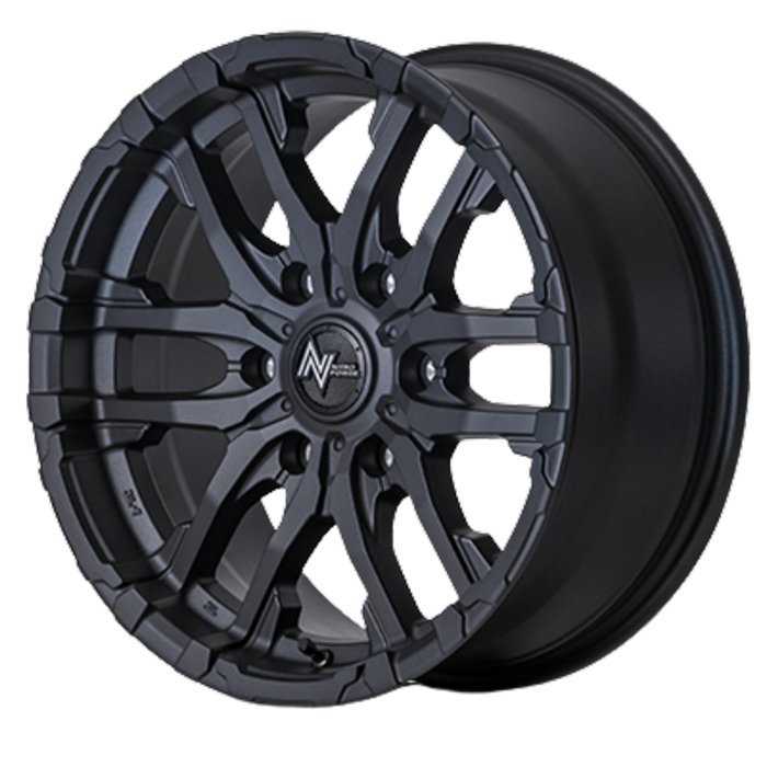 業販品 BRIDGESTONE BLIZZAK VRX3 215/65R16 98Q NITRO POWER M26 CROSSFANG ブラストブラック 16インチ 6.5J+38 6H-139.7 冬用 4本