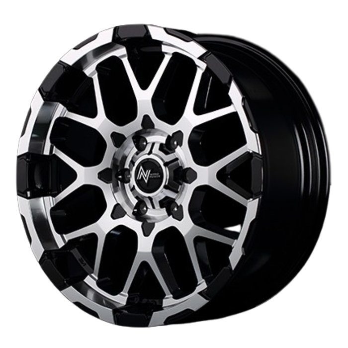 業販品 BRIDGESTONE BLIZZAK VRX3 215/65R16 98Q NITRO POWER M28 BULLET ブラック/ミラーカット 16インチ 6.5J+38 6H-139.7 冬用 4本