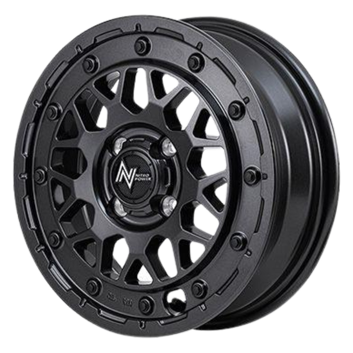 業販品 YOKOHAMA iceGUARD8 IG80 155/65R14 75Q NITRO POWER M29 STINGER バレルブラック 14インチ 4.5J+45 4H-100 冬用 4本