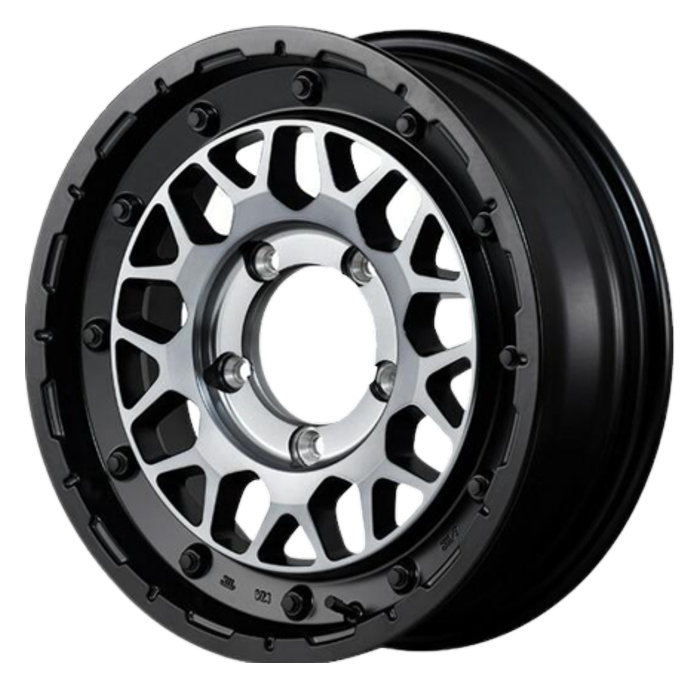 業販品 DUNLOP GRANDTREK XS1 WL 185/85R16 105/103L LT NITRO POWER M29 STINGER セミグロスBKクリア 16インチ 6J-5 5H-139.7 冬用 4本