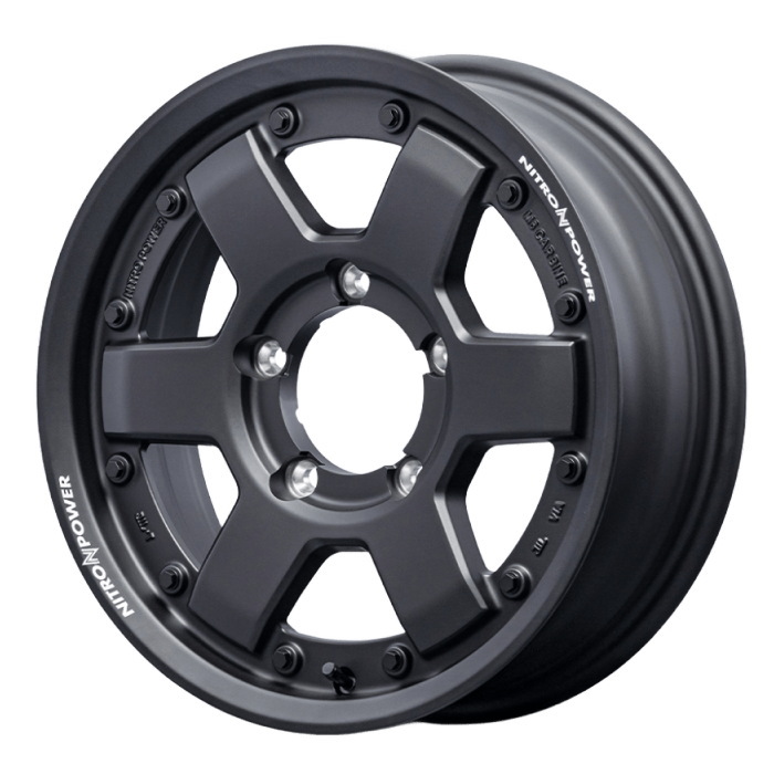 業販品 TOYO DELVEX M935 205/75R16 113/111N NITRO POWER M6 CARBINE ガンブラック 16インチ 5.5J+20 5H-139.7 冬用 4本