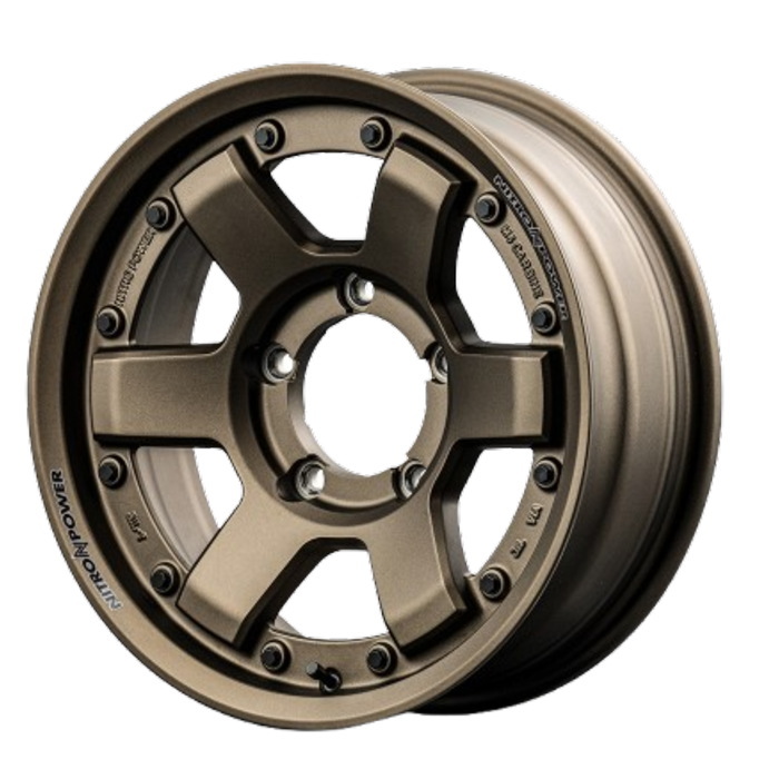 業販品 BRIDGESTONE BLIZZAK DM-Z3 205/80R16 100Q  NITRO POWER M6 CARBINE ダークブロンズ 16インチ 6J-5 5H-139.7 冬用 4本
