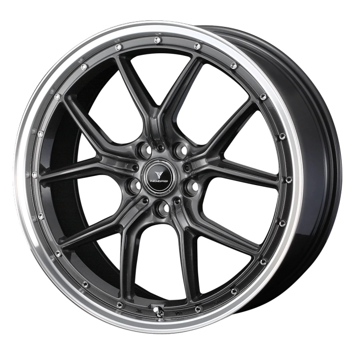 業販品 YOKOHAMA ADVAN Sport V107 255/40R18 NOVARIS ASSETE S1 GUN META/RIM POLISH 18インチ 8J+42 5H 114.3 4本 : y 2024 weds natuset kra nov 10240 : Tire Wheel Shop M.K.S.T