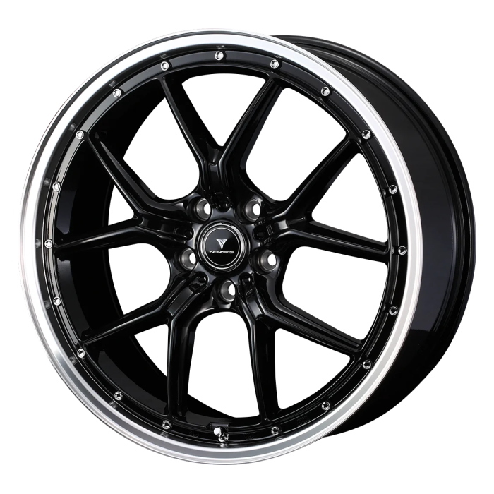 業販品 YOKOHAMA ADVAN Sport V107 255/40R18 NOVARIS ASSETE S1 BLACK/RIM POLISH 18インチ 8J+42 5H 114.3 4本 : y 2024 weds natuset kra nov 10236 : Tire Wheel Shop M.K.S.T