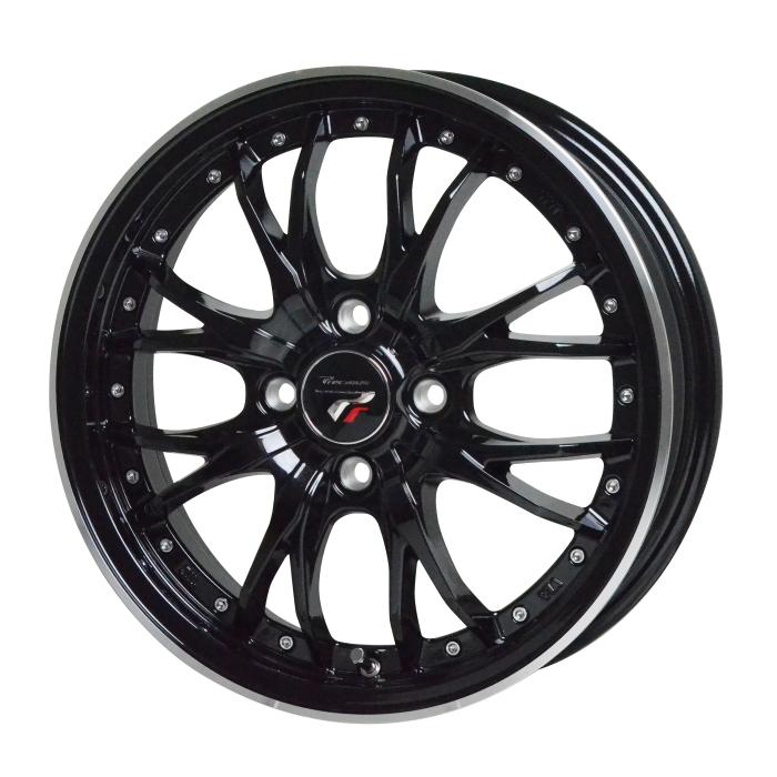 ホイール4本セット Precious HM 3 ブラックリムポリッシュ 16インチ 5J+45 4H 100 :y 2024 precious 0216 012:Tire Wheel Shop M.K.S.T