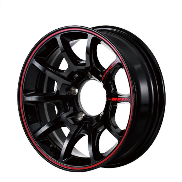 業販品 TOYO DELVEX M935 6.50R16 12PR RMP RACING R25 Plus ブラック/リムレッドライン 16インチ 5.5J-25 5H-139.7 冬用 4本