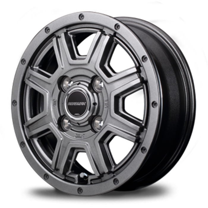 新品 スタッドレスセット ブリヂストン W300 145/80R12 80/78N ROADMAX MUD RIDER メタリックグレー 12インチ 4B+42 4H-100 4本