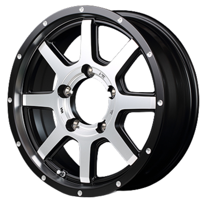 業販品 BRIDGESTONE BLIZZAK WZ-1 175/80R16 91Q ROADMAX WF-8 ブラック/リム\u0026ディスクポリッシュ 16インチ 5.5J+22 5H-139.7 冬用 4本