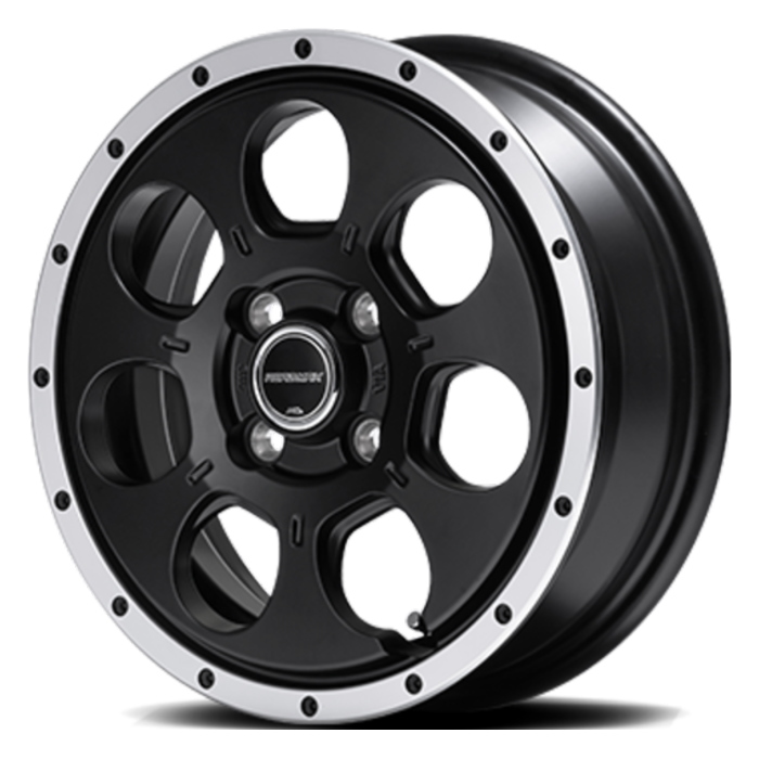 業販品 BRIDGESTONE BLIZZAK VRX3 165/55R14 72Q ROADMAX WO-7 ブラック/フランジDC 14インチ 4.5J+45 4H-100 冬用 4本