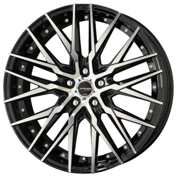 業販品 BRIDGESTONE REGNO GR-XIII 255/40R18 99W XL STEINER CVX ブラックポリッシュ 18インチ 8J+48 5H-114.3 夏用 4本