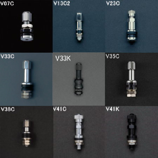 WORK/ワーク エアーバルブ 4個セット V07C V13C2 V23C V33C V33K V35C