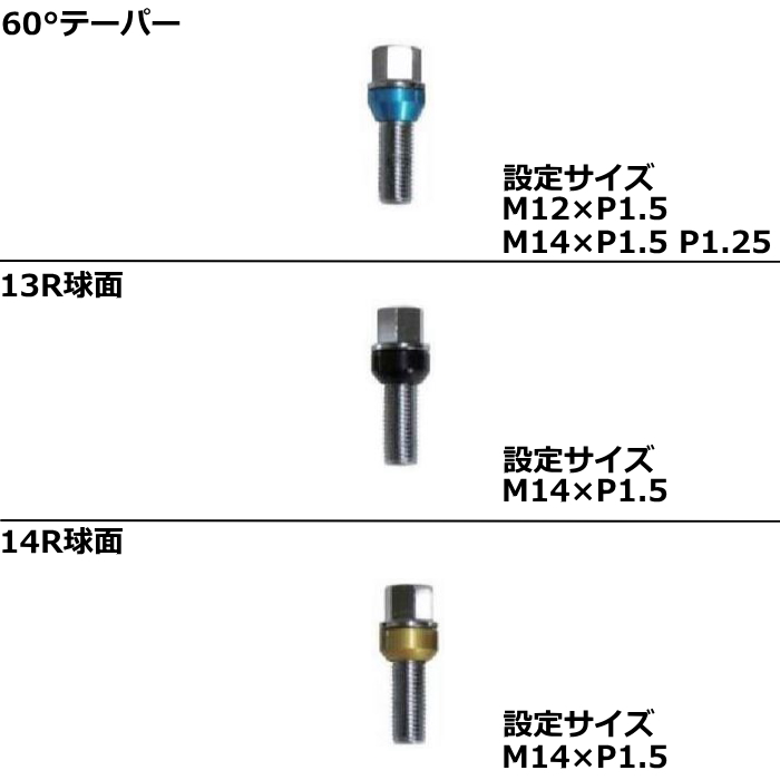 RAYS RAYS/レイズ フォーミュラロックボルト 4本 M14×P1.5 17HEX 首下 