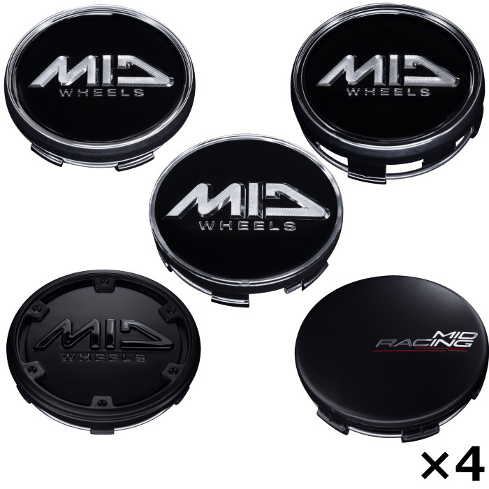 センターキャップ 4枚 MID マルカサービス RMP RACING SCHNEIDER 