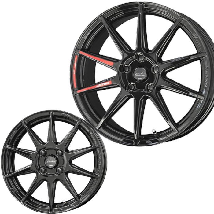 ダンロップ ウィンターマックス WM03 205/50R17 サーキュラー C10R グロスブラック 17インチ 5穴 114.3/100 7J スタッドレスタイヤ ホイール4本セット : circlar c10r wdu1 17 205 50 p : タイヤ・ホイール専門店 ミクスト