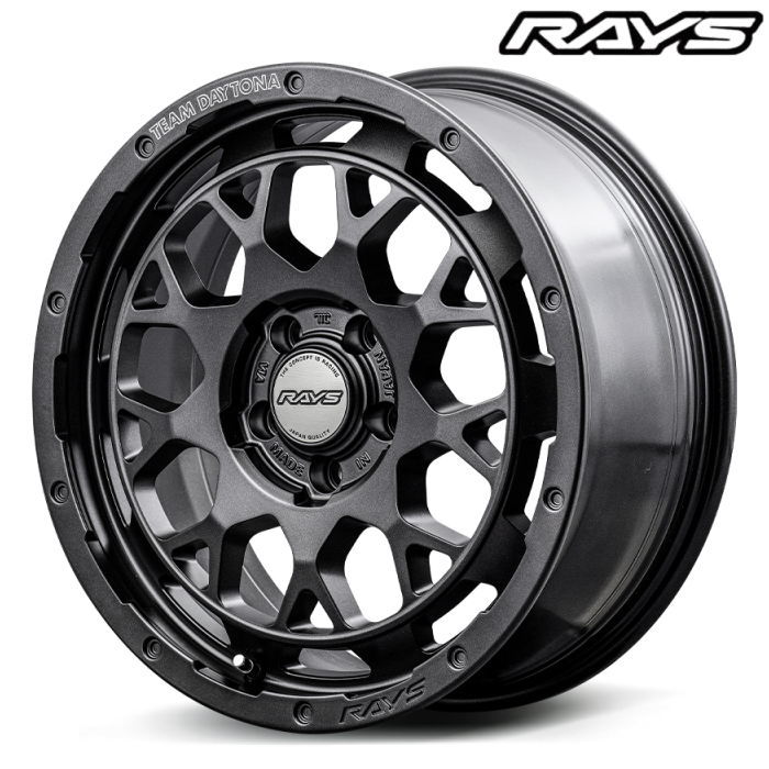 18インチ 5穴 114.3 7.5J RAYS/レイズ TEAM DAYTONA M9+ SPEC M ガンメタ AOJ チームデイトナ ホイール単品 4本セット｜mkst