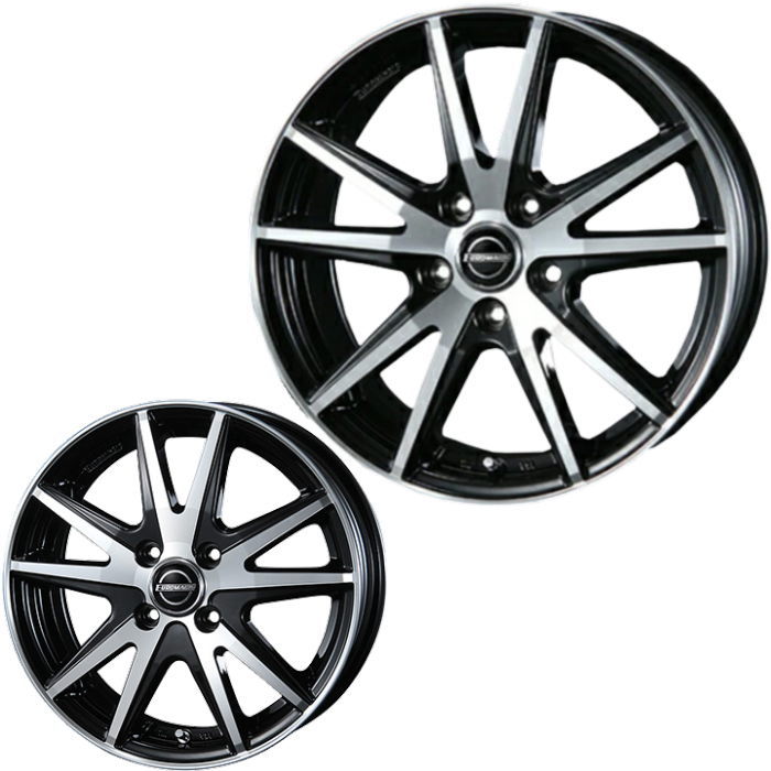 BLEST 195/55R16 ユーロマジック ランス STP ブラックポリッシュ
