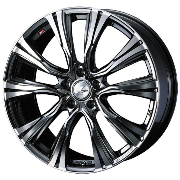 255/40R20 LEONIS VR BMCMC 20インチ 5穴 114.3 8.5J サマータイヤ ホイール4本セットの画像