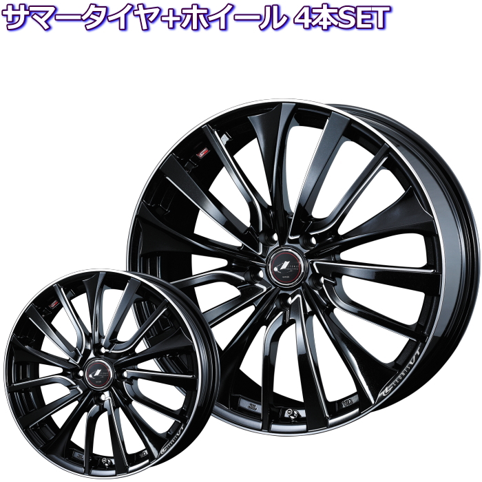 トーヨー プロクセス スポーツ/SUV LEONIS VT PBK/SC 19インチ 5穴 114.3 7.5J/8J サマータイヤセット :leonis vt pbksc ty11 19 p:タイヤ・ホイール専門店 ミクスト