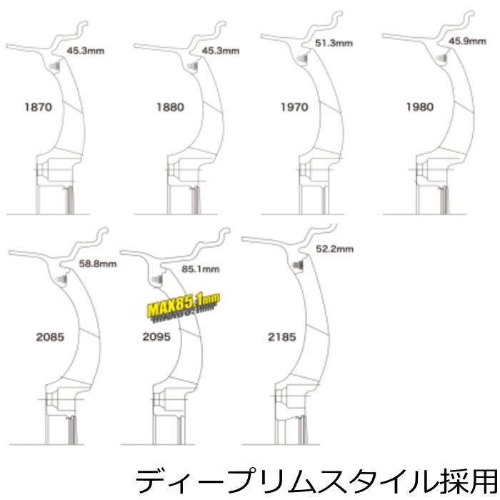 HOT STUFF（ホットスタッフ） 20インチ 5穴 114.3 8.5J/9.5J