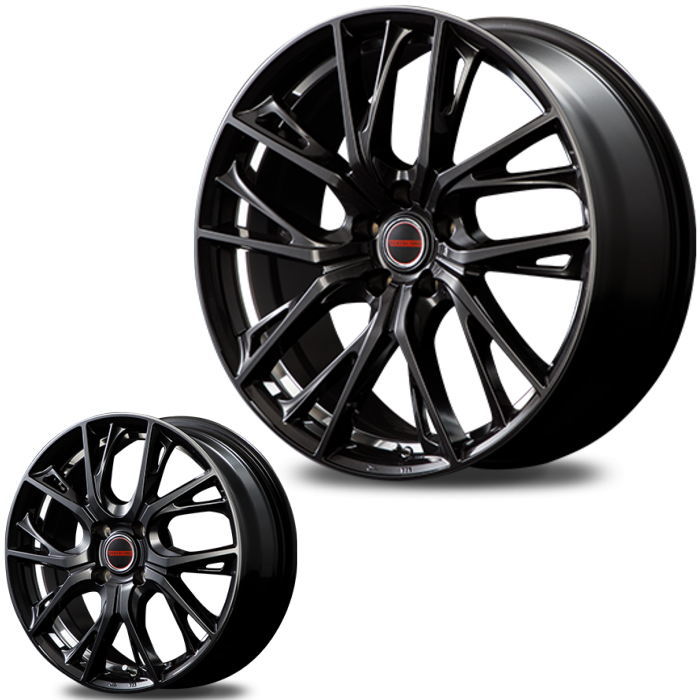 245/35R20 VERTEC ONE GLAIVE ブラック/リムエッジ 20インチ 5穴 114.3 