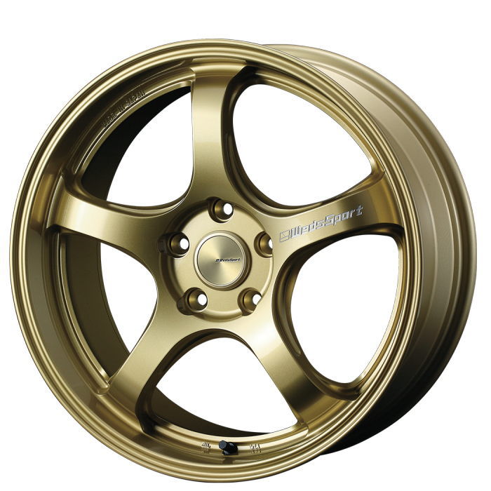 265/35R18 WedsSport RN-05M GOLD 18インチ 5穴 114.3 7.5J/9J サマータイヤ ホイール4本セット