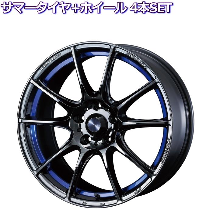 トーヨー プロクセス コンフォート2s WedsSport SA-25R BLC2 17インチ 4穴 100 7J サマータイヤセット｜mkst