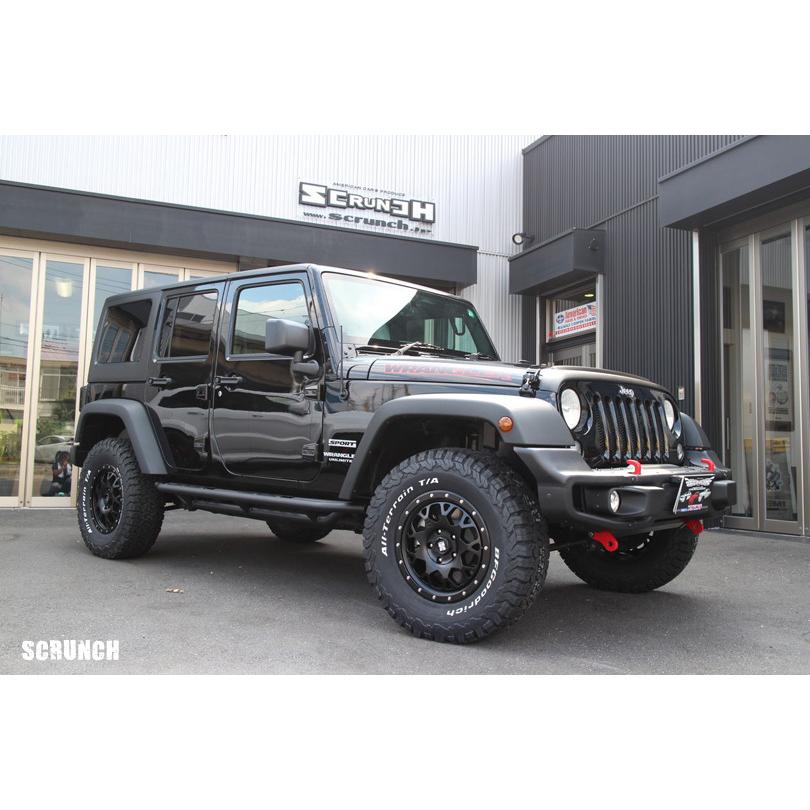 JEEP JKラングラー等 17インチ 5穴 127 7J XTREME-J XJ04 サテンブラック ホイール単品 4本セット｜mkst｜02