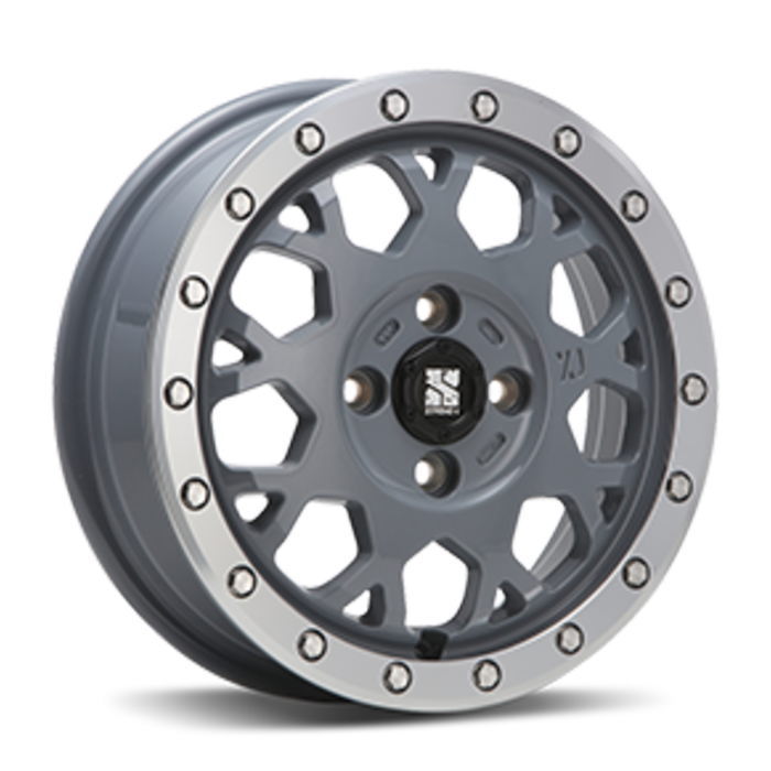MLJ 14インチ 4穴 100 4.5J XTREME-J XJ04 セメントグレー