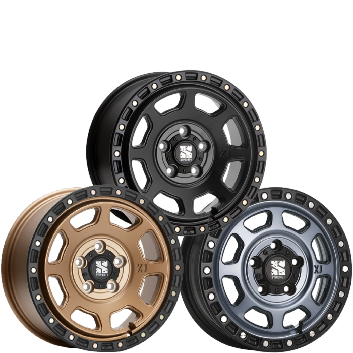 MLJ JEEP JKラングラー等 17インチ 5穴 127 8J XTREME-J XJ07