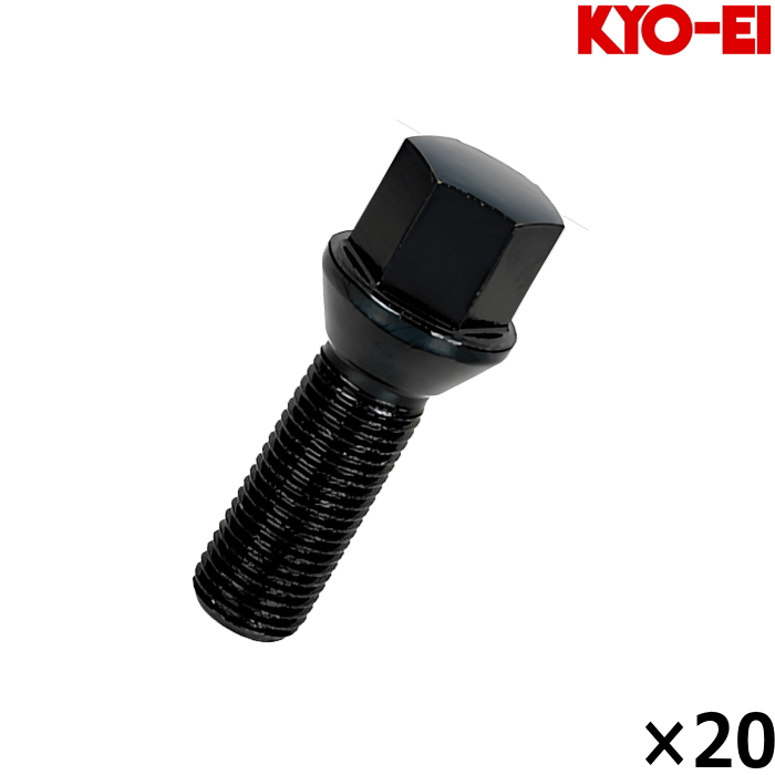 KYO-EI ホイールボルト 20本 M14×P1.5 17HEX 60°テーパー 首下28mm