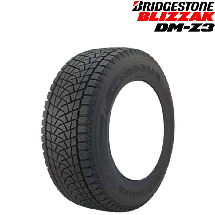 BRIDGESTONE BLIZZAK DM-Z3 215/80R16 103Q Bahns Tech JH Stream セミグロスブラック 16インチ 5.5J+22 5H-139.7 スタッドレス 4本セットの画像