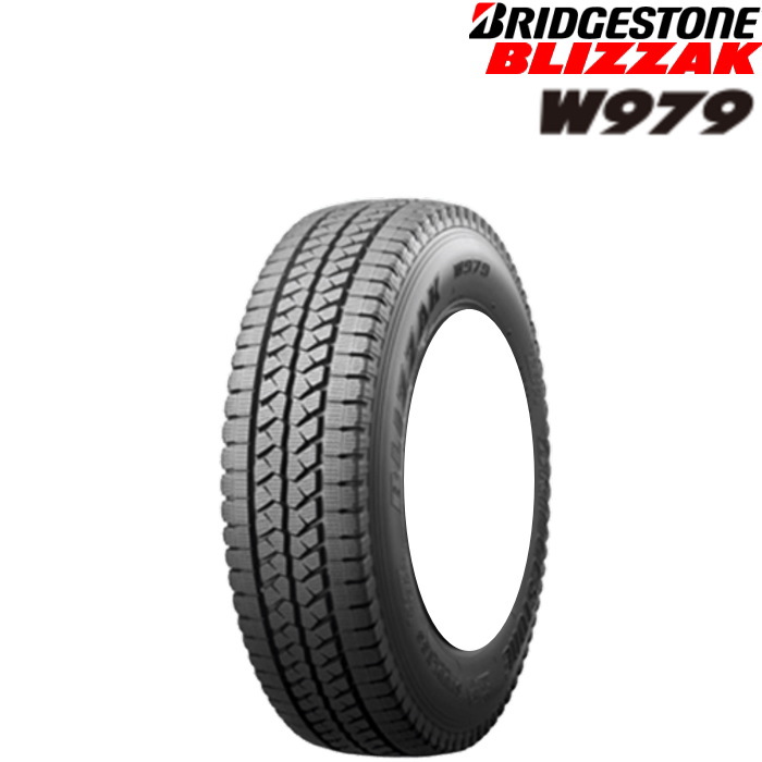 BRIDGESTONE BLIZZAK W979 7.00R16 12PR BARKLEY HARDROCK RIZARD セミグロスブラック 16インチ 6J-5 5H-139.7 スタッドレス 4本セットの画像