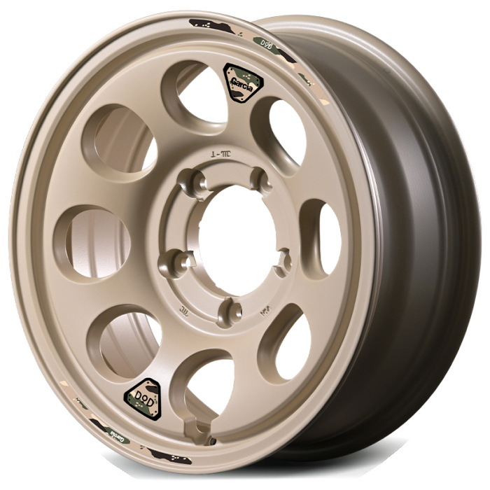 DUNLOP GRANDTREK XS1 WL 185/85R16 105/103L LT MID×DOD ウシャリン セミグロスサンドベージュ 16インチ 6J-5 5H-139.7 スタッドレス 4本セット
