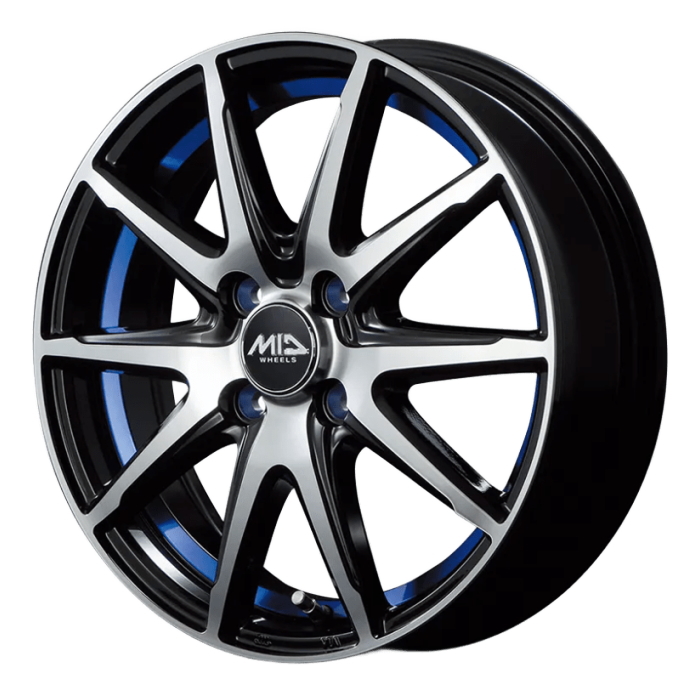 マルカサービス ホイール 4本セット 16インチ 6J+42 4H-100 MID
