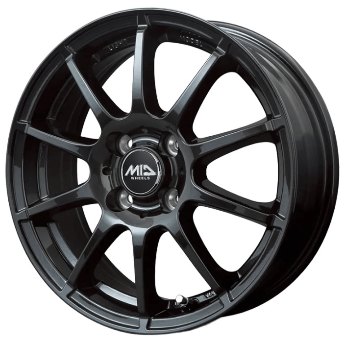 マルカサービス ホイール単品 4本セット 16インチ 6J+43 4H-100 MID