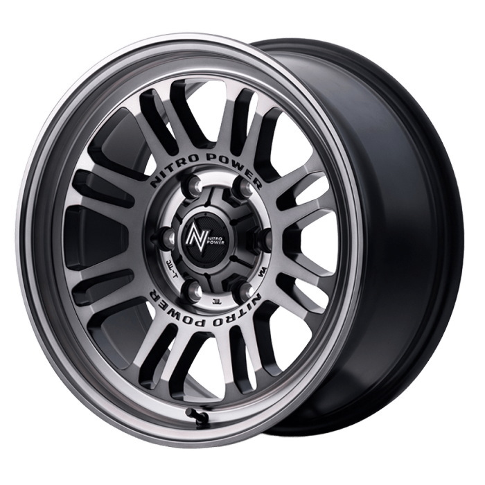 YOKOHAMA GEOLANDAR A/T4 G018 OWL LT285/70R17 121/118S NITRO POWER M16 ASSAULT スティールクリア 17インチ 8J+20 6H-139.7 サマー 4本セット