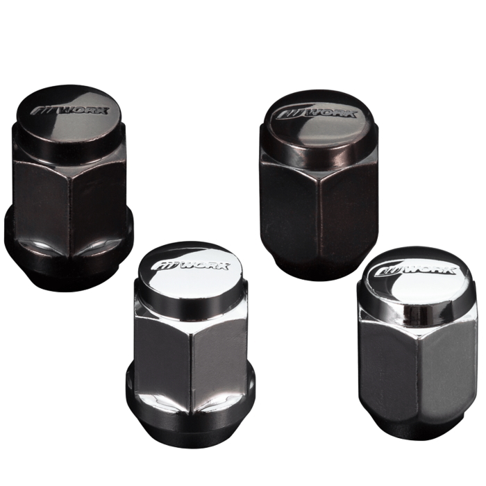 WORK WORK LOCK NUT SET 全長31mm 6穴用 24個セット ブラック M12×P1.5
