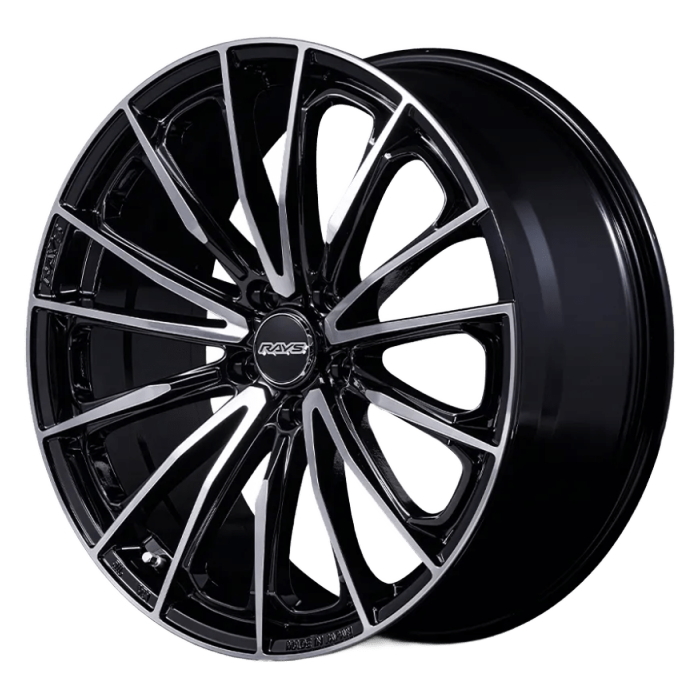 ホイール4本セット 19インチ 7.5J+48 5H-114.3 VERSUS VOUGE SE SPEC-M グロッシーブラック(BAZ)