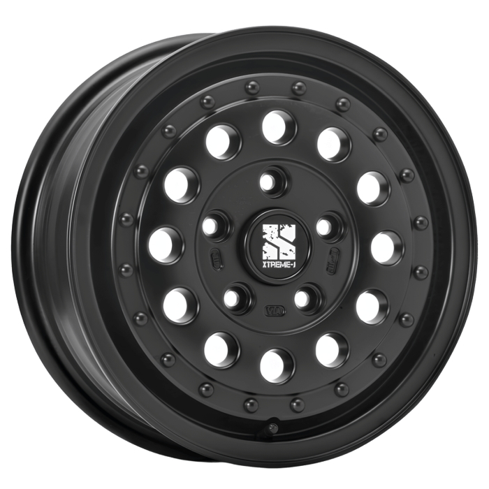 MLJ - 車輪単品 1本 14in 5J+48 5H-114.3 XTREME-J RUGGED 繻子黒いこと タイヤ、ホイール-自動車-アルミホイール