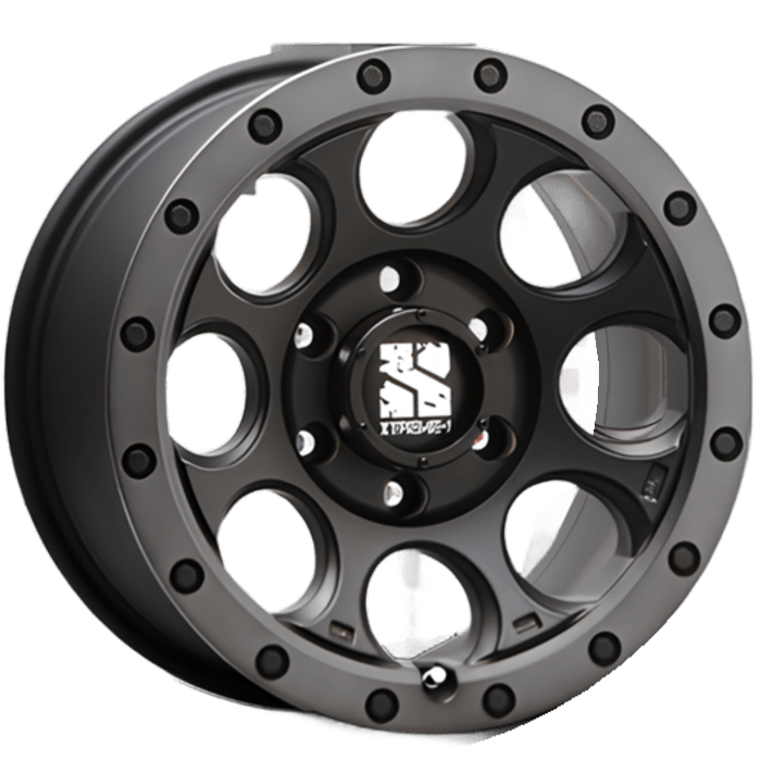 ホイール4本セット 16インチ 8J+18 6H-139.7 XTREME-J XJ03 ブラック/スモーク