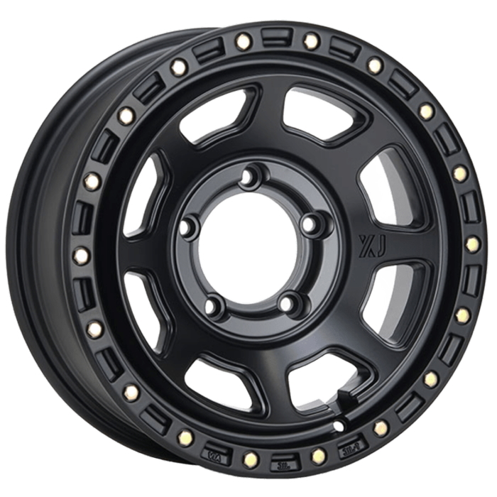 ホイール4本セット 16インチ 6J-5 5H-139.7 XTREME-J XJ07 サテンブラック